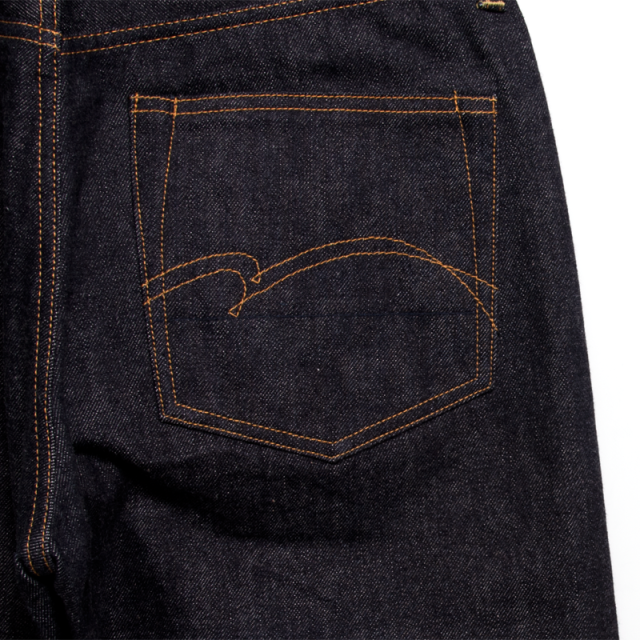 SD102-CB-BIG 15oz Cinch-back jeans loose straight (38/40)(One washed)