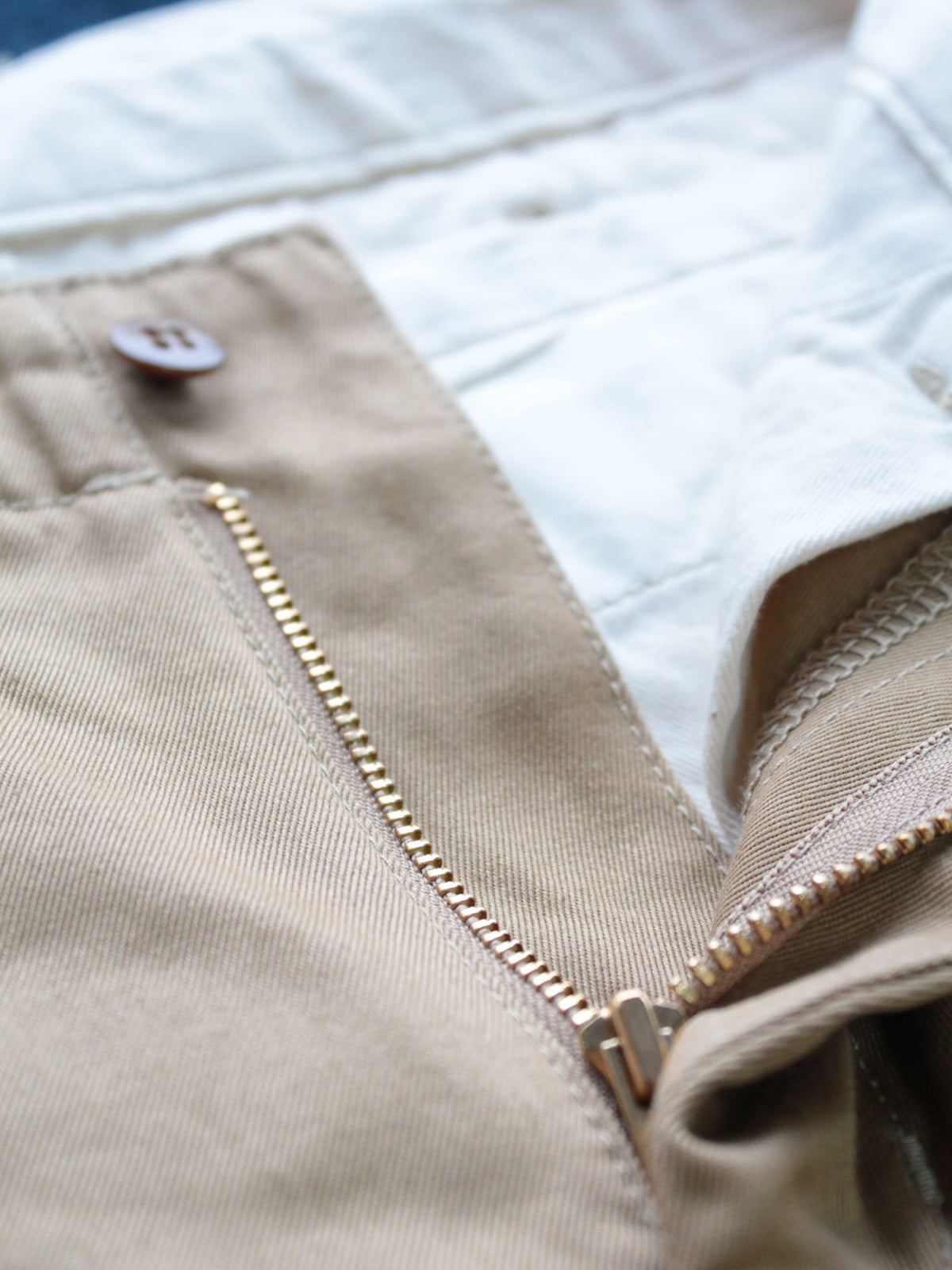 WAWHCKBGE Zip Fly CHINO