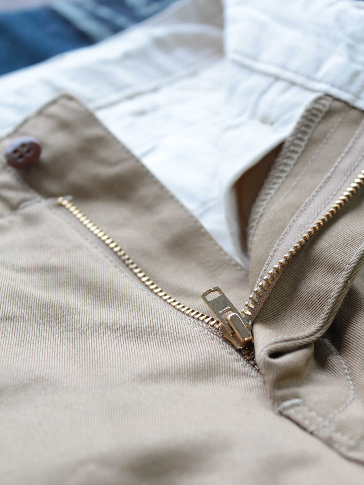 WAWHCKBGE Zip Fly CHINO
