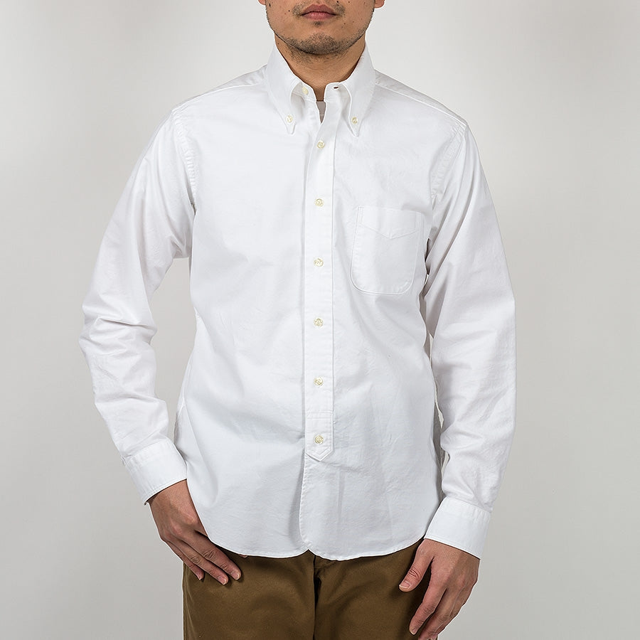 WKSMODBDSHTWHTO 5.5oz Modified BD,Supima Oxford(WHITE)