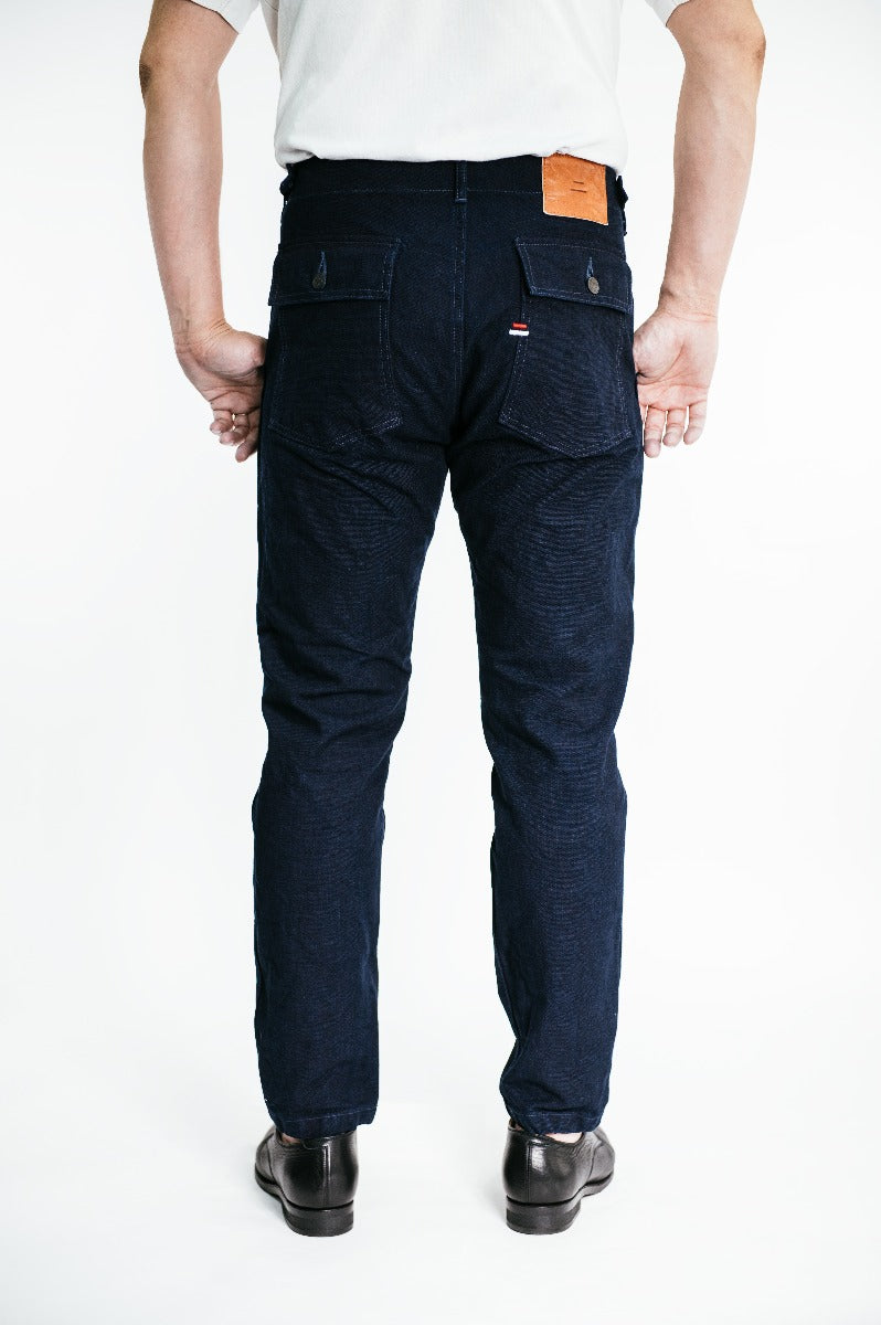 YO0905BKRID 25oz Utility Pants Indigo