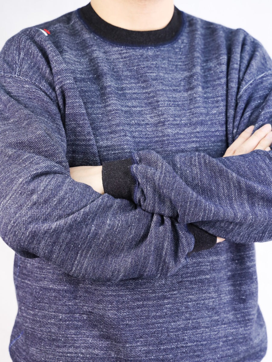 HY1716K "KUON" Indigo Sweatshirt