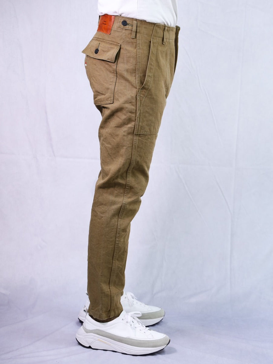 YO0905BKRBRK 25oz Utility Pants Brown Khaki