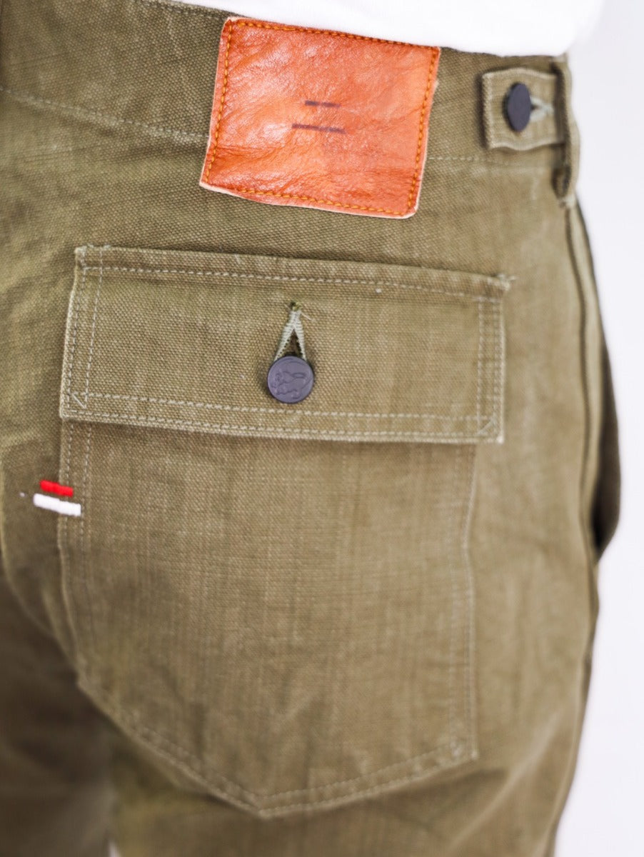 YO0905BKROLV 25oz Utility Pants Olive