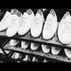"STANLEY" LACE UP LEATHER SNEAKER (WHITE, BLACK)