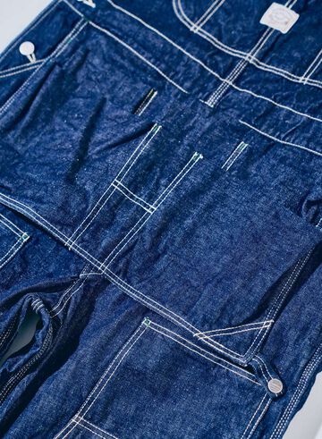SJOVAL-SC01 10oz Samurai Cotton Denim Overalls,, small image number 3