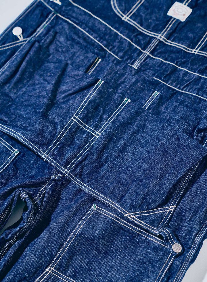 SJOVAL-SC01 10oz Samurai Cotton Denim Overalls,, medium image number 3