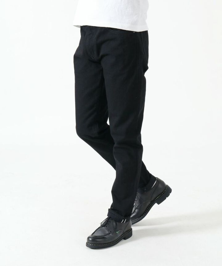 J314 14oz Straight Model Black Denim Selvedge-One Wash-38,, medium image number 5