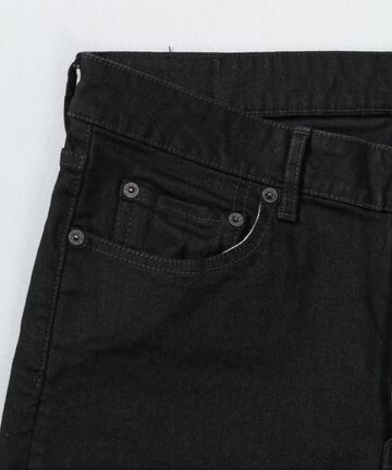 JBJE11103A 12OZ HYPER STRETCH TAPERED INDIGO-BLACK-XS,BLACK, small image number 6