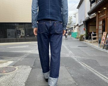 GZ-13LST-C01 13OZ Loose Straight Jeans D.ID-One Washed-30,, small image number 12