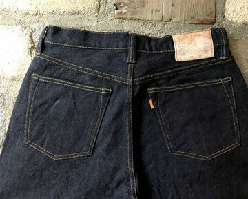GZ-16ST-01OW 16oz Left-woven jeans straight (One washed),, small image number 3