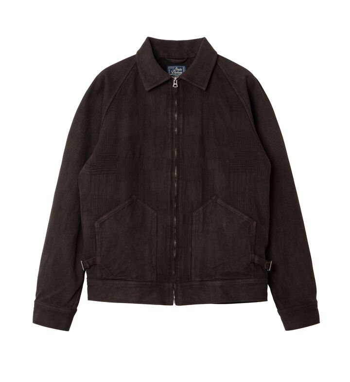 4604 Amami Mud Dyed Jacquard Jacket,BROWN, medium image number 3