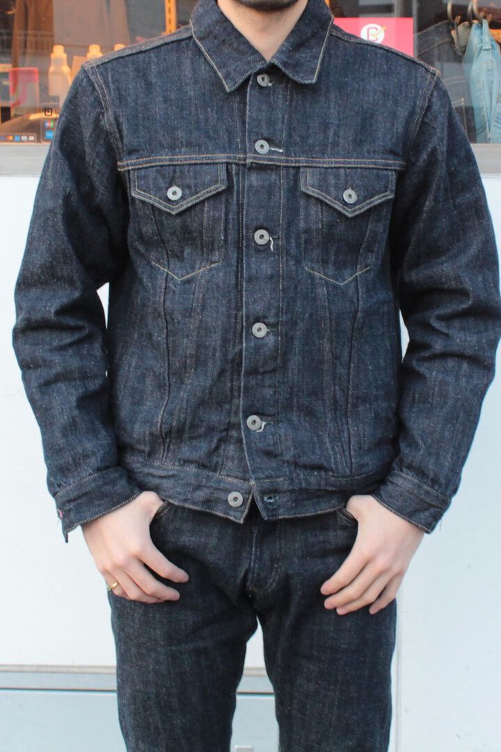 ONI02207PKIRAKUII 12oz KirakuII Natural Indigo 3rd Type Jacket with