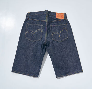 S310SP 15OZ JEANS SHORT PANTS (INDIGO, KHAKI),KHAKI, small image number 11