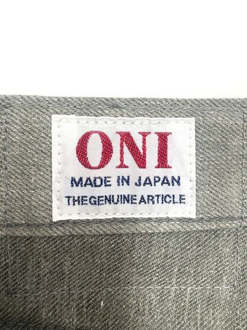 ONI622-MOKU 11oz Mixed Gray Denim Relax Tapered,, small image number 7