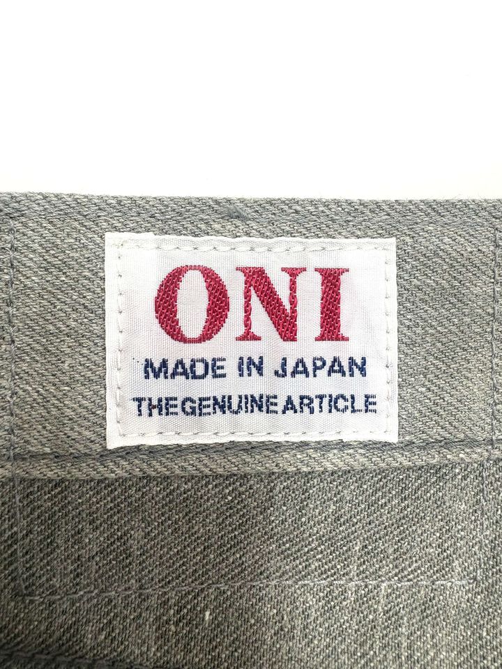ONI622-MOKU 11oz Mixed Gray Denim Relax Tapered,, medium image number 7