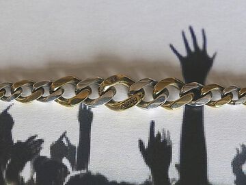 17AO-406 Gradation Cavarly Chain Bracelet -Narrow-,, small image number 4