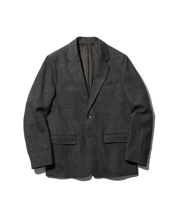 M-18345 C / W GLENCHECK / ROLLING DOWN 3B NOTCHED LAPEL JACKET (3 COLORS),LT GRAY, small image number 1