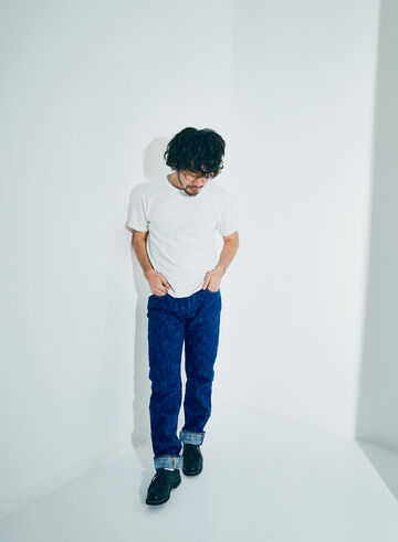 S710XX17OZ-SLB 17oz "MURAKUMO" SLUB SLIM STRAIGHT JEANS,, small image number 10