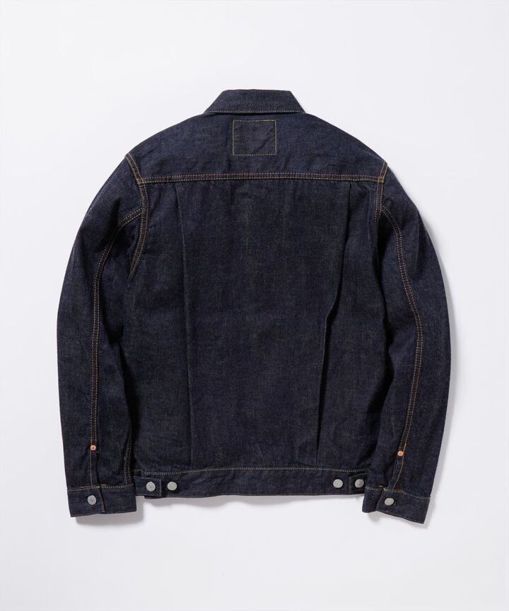 MXOT1104 13OZ SELVEDGE DENIM DOUBLE POCKET JACKET,INDIGO, medium image number 0