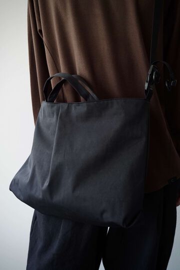 CAP709AC High Density Milcloth / Tuck Tote (BLACK),BLACK, small image number 3