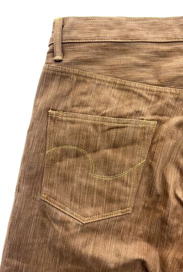 ONI275 20oz Awa Kakishibu x Kinari Denim Regular Straight,, small image number 5