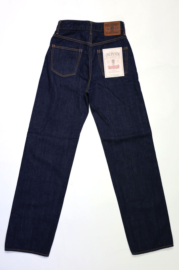 ONI-L720-12Z 12oz Selvedge Denim Wide Straight Zip-fly【WOMEN'S】,, medium image number 1