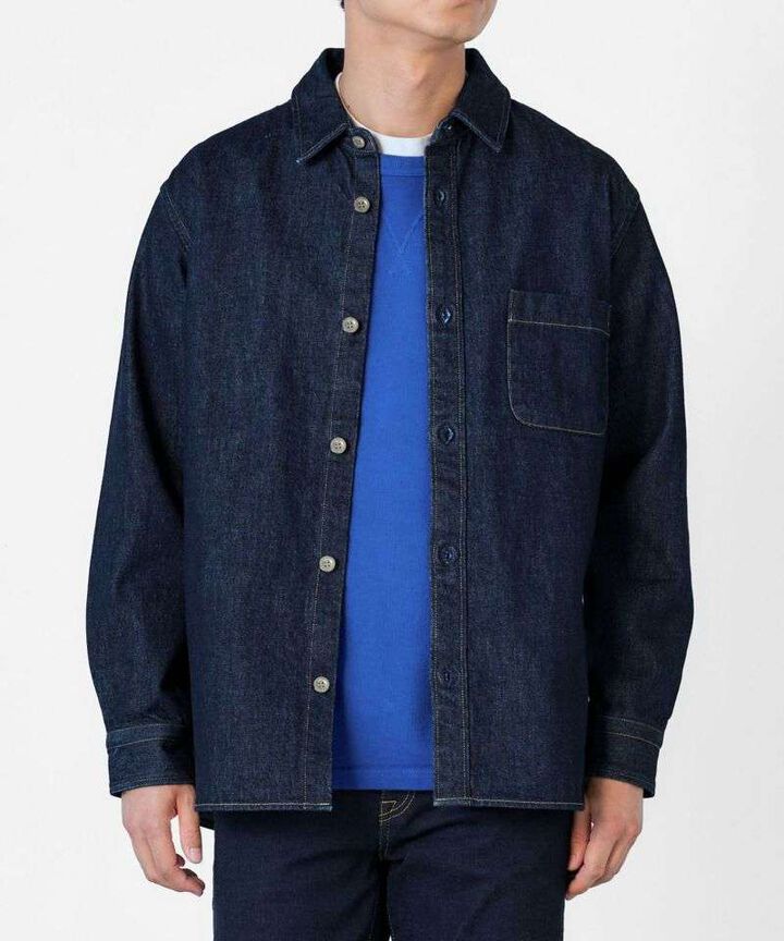 JBLS1001 13oz Denim Shirts,, medium
