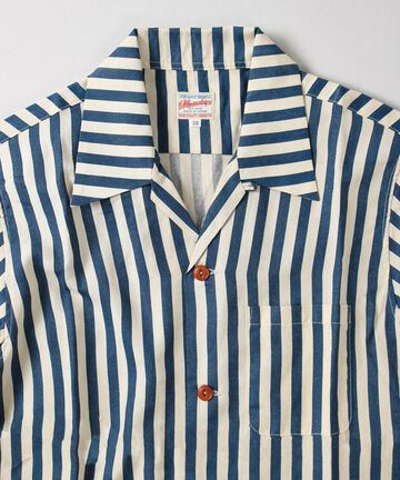 06-092 Indigo print aloha shirt,3, small image number 3