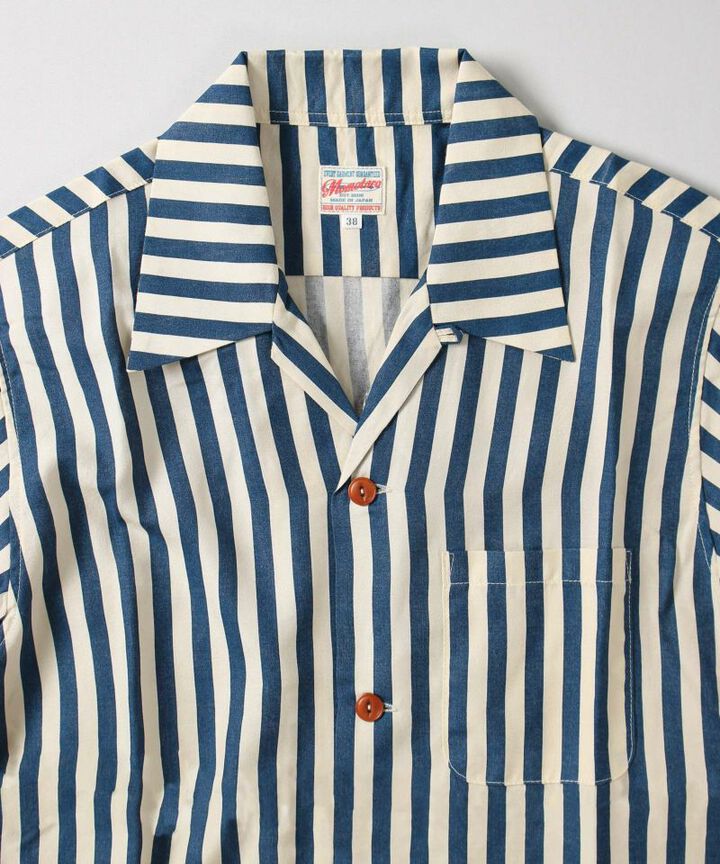 06-092 Indigo print aloha shirt,3, medium image number 3