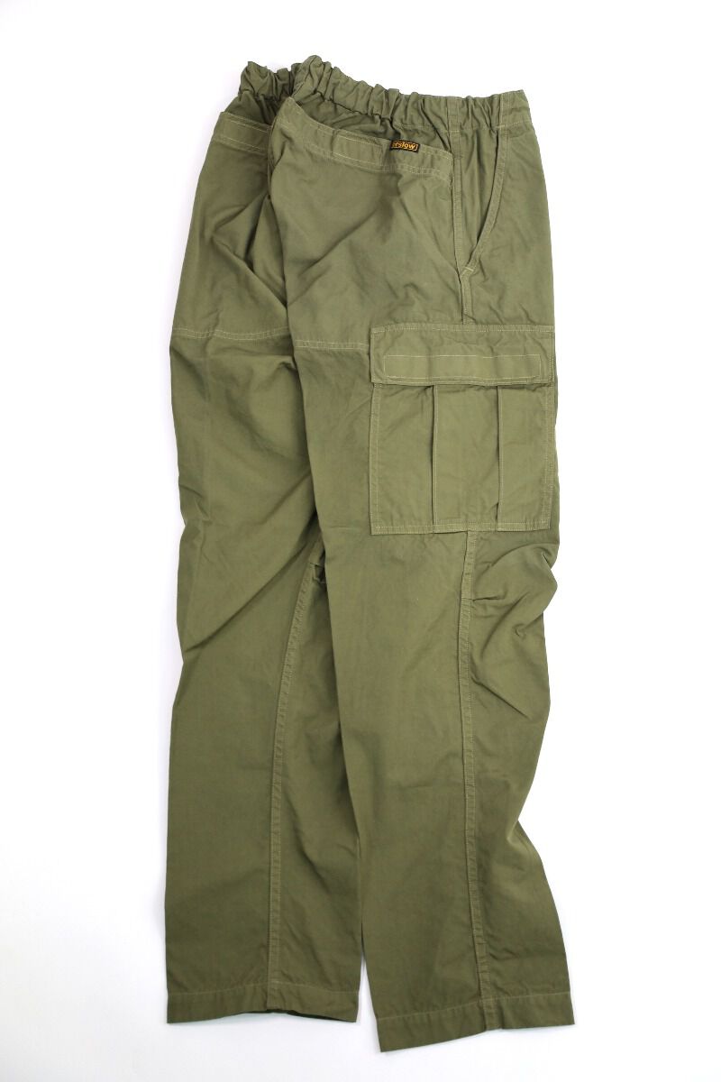 01-5265 EASY CARGO PANTS -TYPEWRITER- 76ARMY GREEN-2
