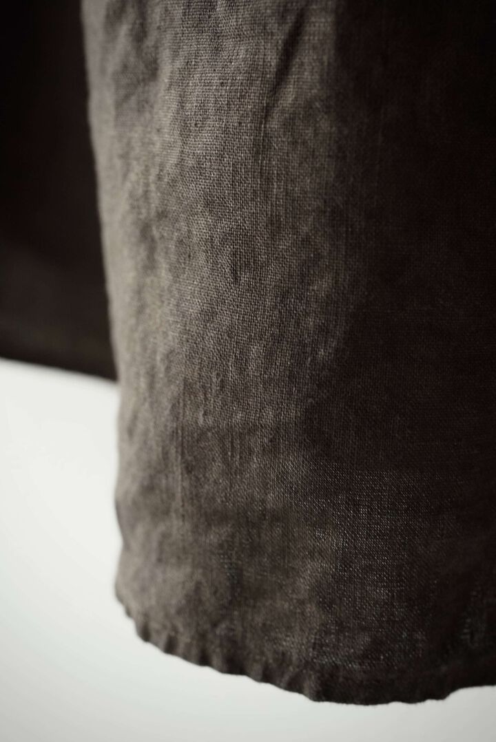244SH08 Natural Dyed Linen / The Shirts,SUMI, medium image number 6