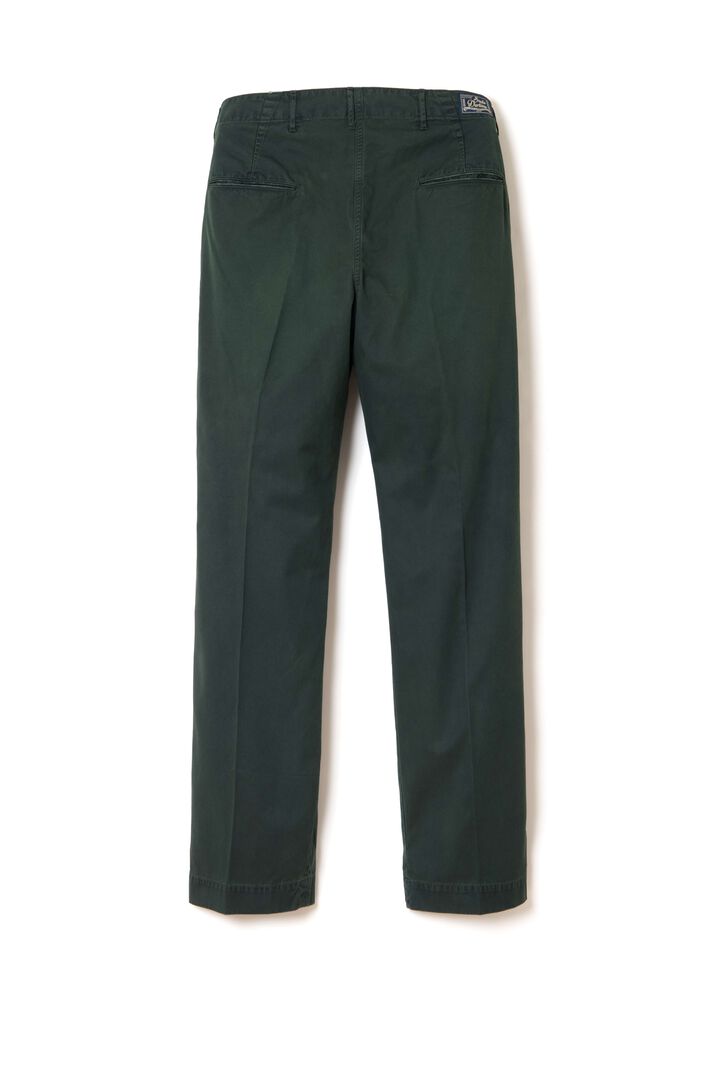 【Pre-Order】1923 Indigo Veiled Chino Trousers,INDIGO x GREEN, medium image number 1