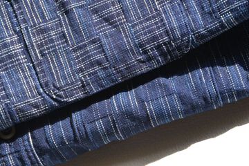 SSS21IK PURE INDIGO ICHIMATSU WORK SHIRT-INDIGO KOUSHI-XS,INDIGO KOUSHI, small image number 19