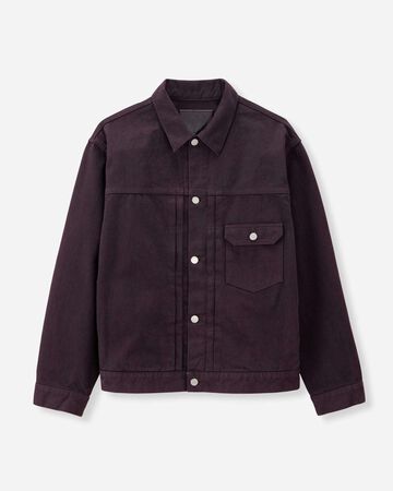 MMGJ6007 #001 DENIM JACKET - SHIKON,PURPLE, small image number 0