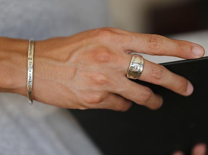 17AJK-255 'Too Fast To Live Too Young To Die' Ring,, medium image number 2