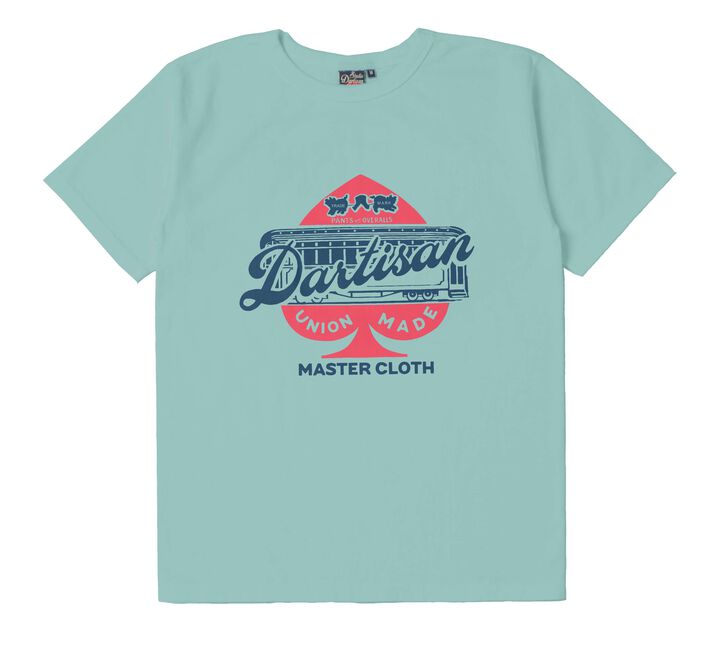 8208B Tsuri Ami Print T-shirts,NAVY, medium image number 2
