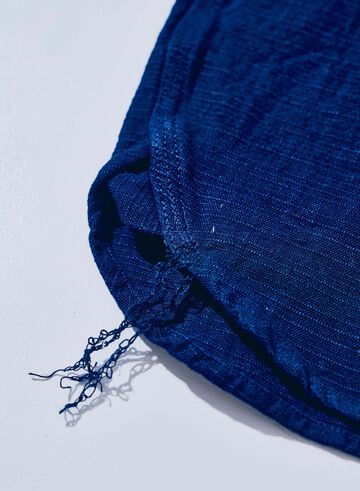 SSS25-YRC Natural Indigo &times; Pure Indigo &ndash; Bible Series Detachable Collar Shirt,, small image number 5