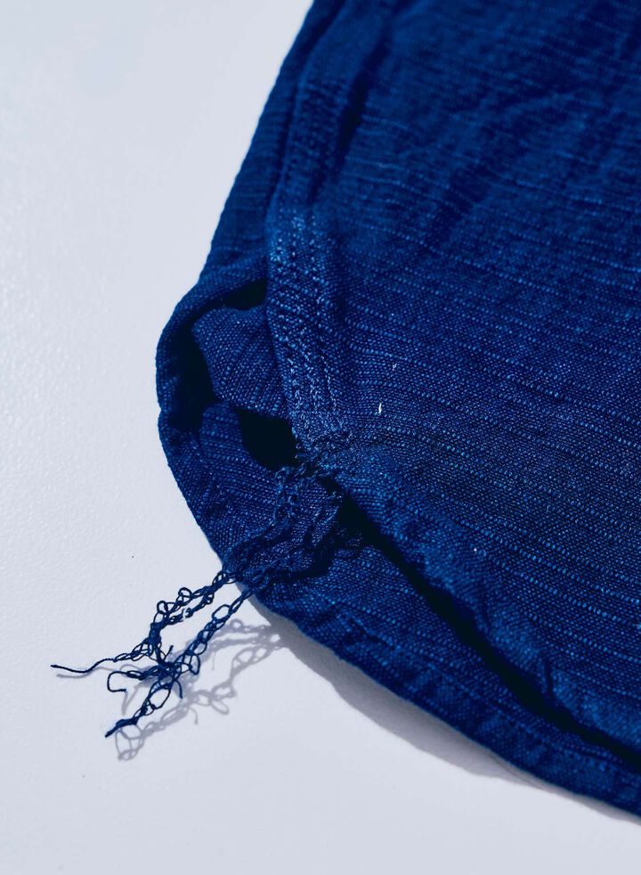 SSS25-YRC Natural Indigo &times; Pure Indigo &ndash; Bible Series Detachable Collar Shirt,, medium image number 5