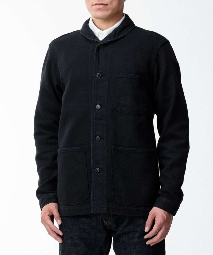 MZOT0342 DOBBY COVERALL,BLACK, medium image number 6