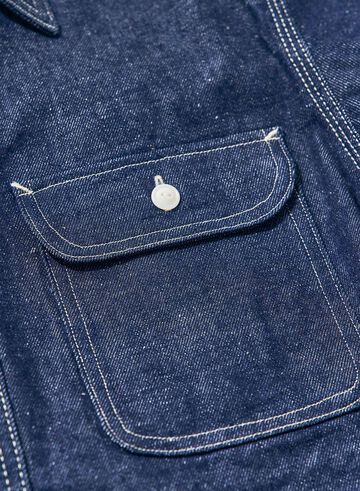 SJWS-SC01 10oz JAPANESE COTTON DENIM WORK SHIRT,INDIGO, small image number 6
