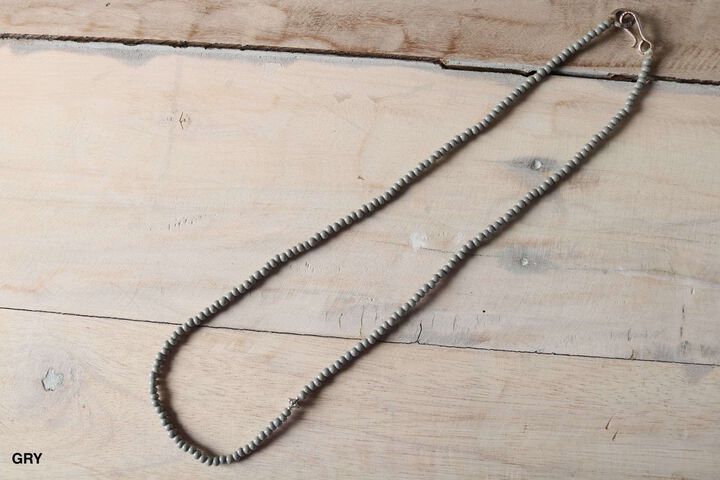 BR-8466 BEADS NECKLACE (6COLORS),NAVY, medium image number 3