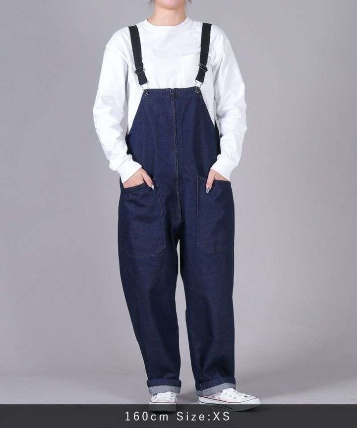 JBPT1022 ZIP FRONT OVERALL【WOMEN'S】,, medium