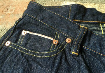 GZ-16SLST-Z01HCZIPOW 16oz Hickory ZIP jeans  Slim Straight(One washed),, small image number 4