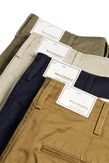 F0514 NARROW U.S TROUSERS TAPERED-BEIGE-M,BEIGE, small image number 1