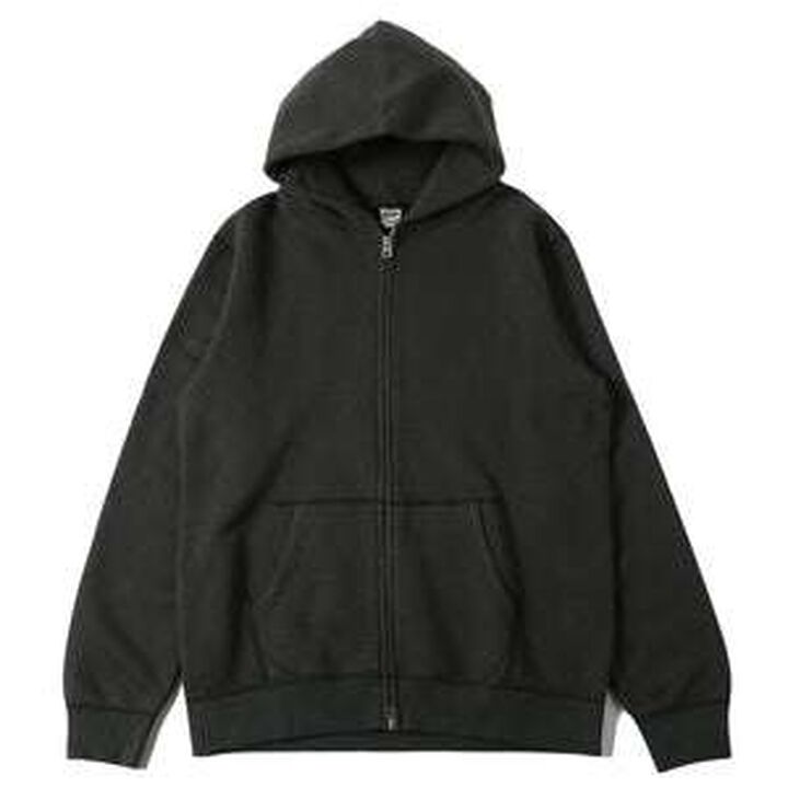 BR-4931N "TSURI-AMI" Loopwheel SWEAT ZIP PARKA -BLACK-M,BLACK, medium