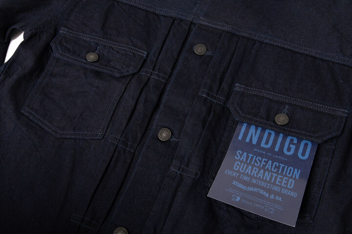 【Pre-Order】D4681 12oz Double Indigo Denim Jacket,, medium image number 3