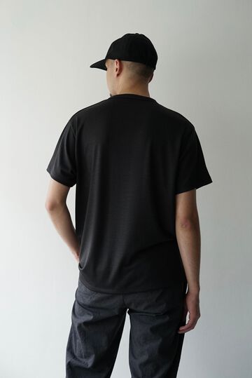 【CAPERTICA】CAP707CS02 Super140s Washable Wool DC_Jersey / RF Wool Tee,DARKNESS, small image number 1