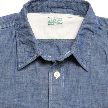 HBP-300CH Chambray Work Shirt (OFF WHITE),OFF WHITE, small image number 5