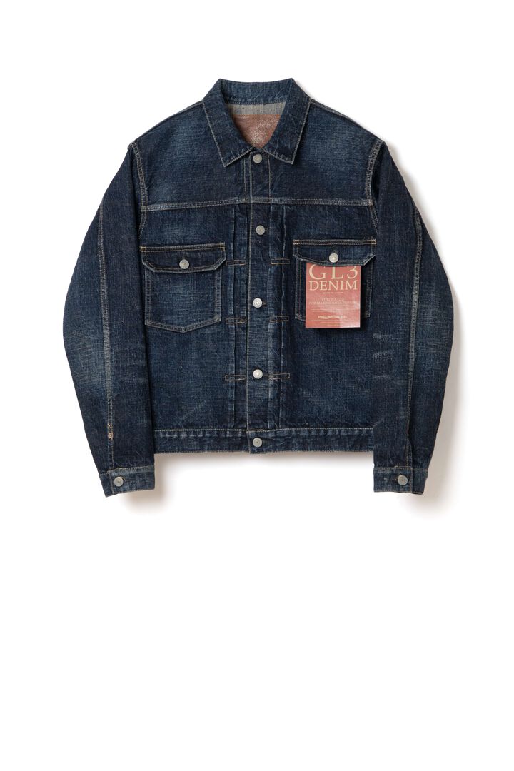 【Pre-Order】SD-4102U 15oz GL3 Denim USED 2nd Type Denim Jacket,, medium